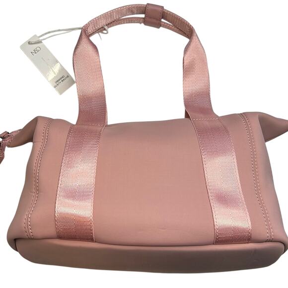 Nico & Olive Small Pink Duffel Bag w/ Double Handles & Removable Strap, NWT! - Picture 2 of 9